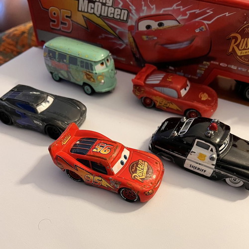 Disney Pixar Cars diecast 1:55 set of 5 Mattel used