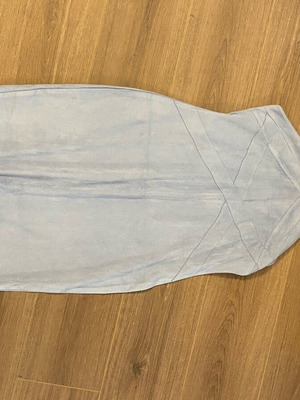 Φόρεμα σουέντ γαλάζιο Missguided no 16 καινούργιο, αφόρετο