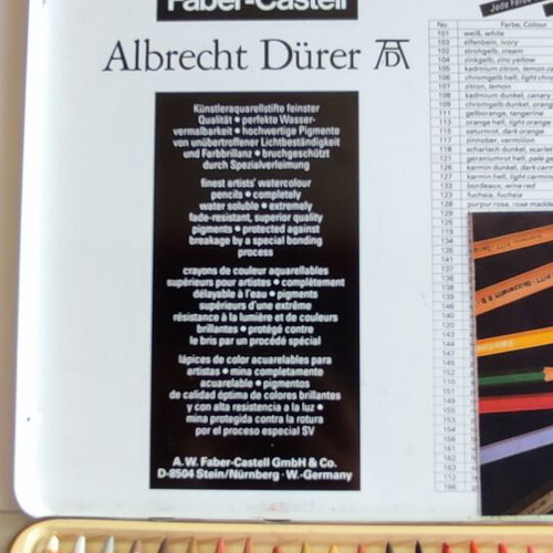 Faber-Castell Albrecht Dürer 72 Watercolor Pencils New