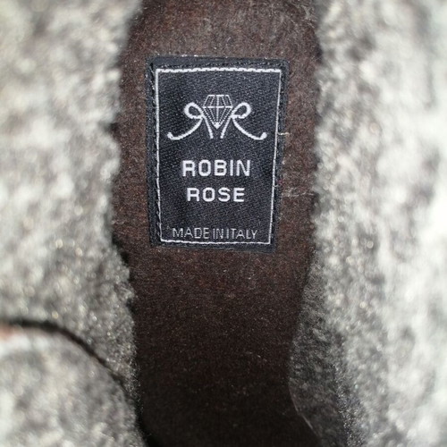 Robin Rose women's brown leather lace-up boots size 39