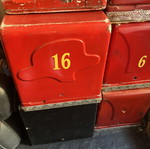 Distribution boxes used, red