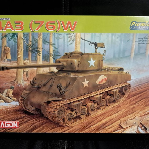 American Sherman M4A3 (76) w Dragon Models 6325 tank new