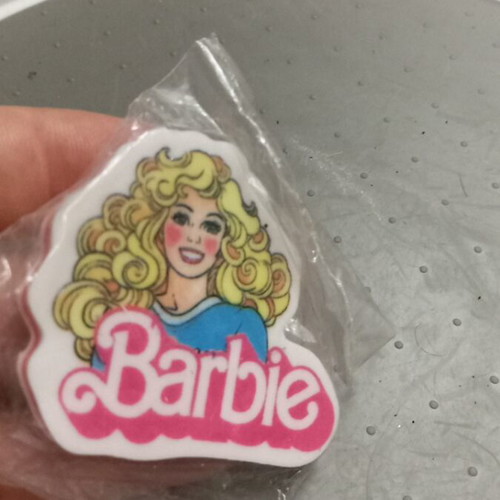 Barbie collectible eraser new in original packaging from the 90s