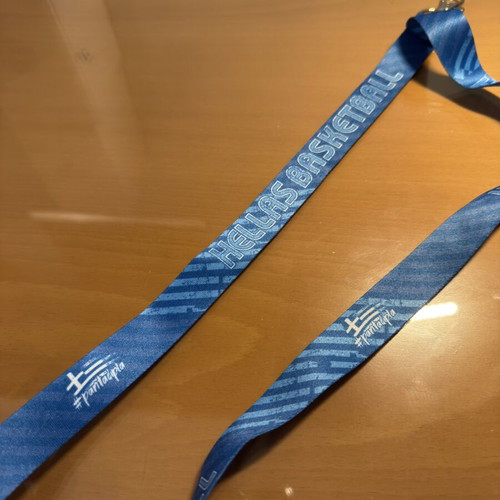 Authentic National Basketball Lanyard new, blue