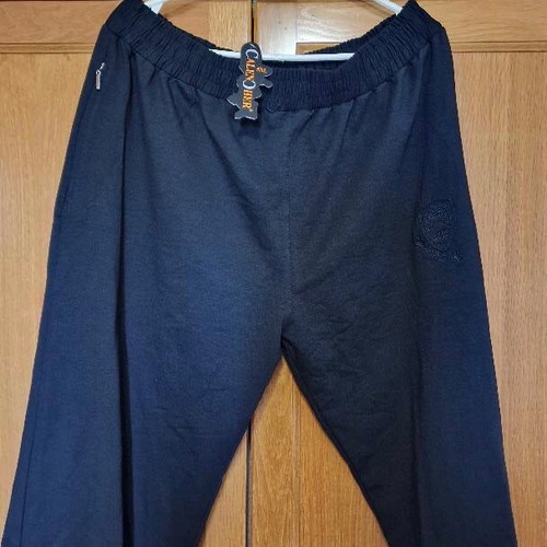 Capri pants black 100% cotton new