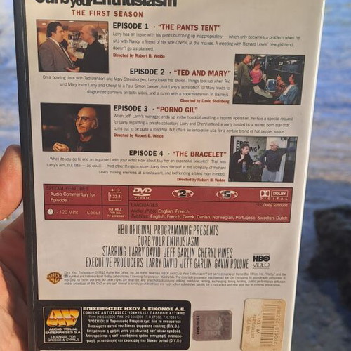 Curb Your Enthusiasm DVD season 1 episodes 1 to 4 used
