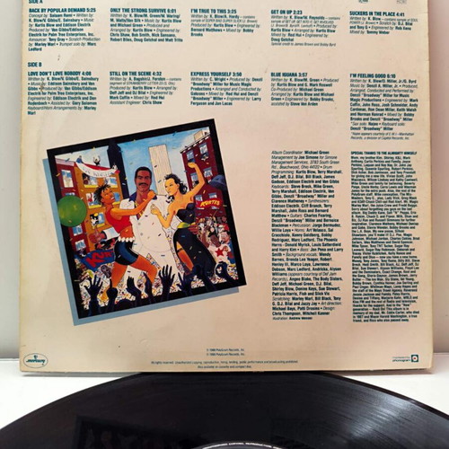 Kurtis Blow Back By Popular Demand LP vinyl like new, original US pressing