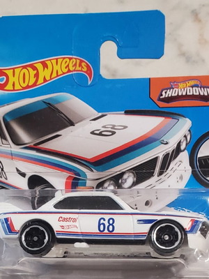 Hot Wheels 2016 BMW 3.0 CSL αγωνιστικό αυτοκίνητο καινούργιο, σφραγισμένο