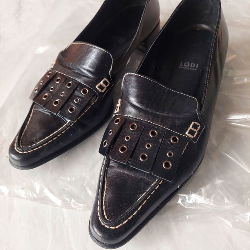 Lodi women's leather shoes size 37 like new, black