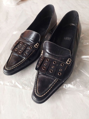 Lodi women's leather shoes size 37 like new, black