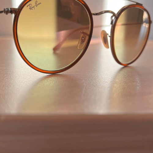 RayBan 3637-N women's sunglasses new, gold