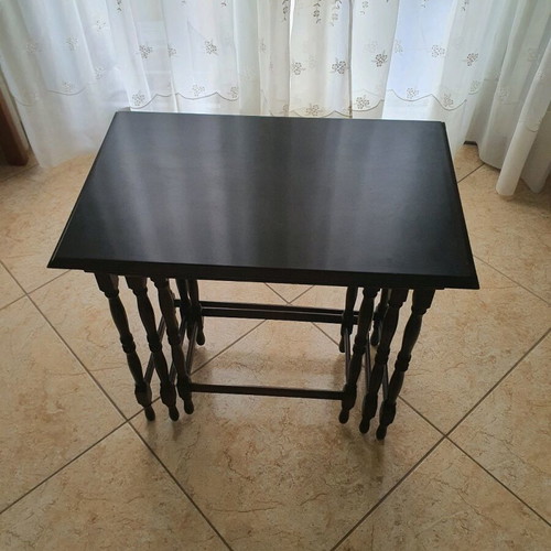 Side tables used, set of 3 pieces