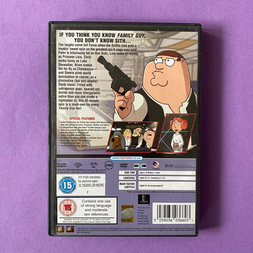 Family Guy Presents Blue Harvest DVD like new