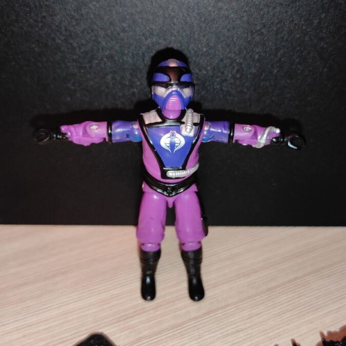 G.I.JOE Techno Viper (v1) 1987 action figure used, complete with accessories