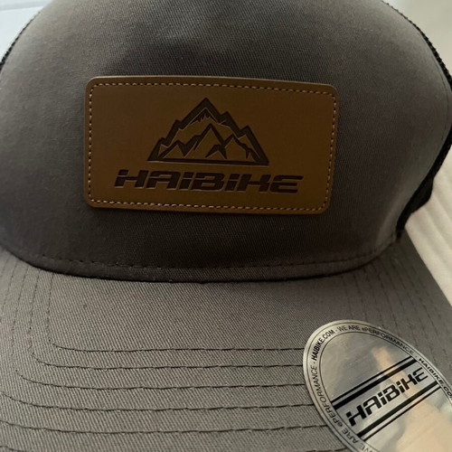 Haibike men's hat new, size S/M, dark grey/black