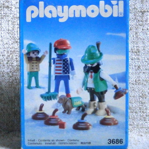 Playmobil 3686 Curling Game Winter Fun Family Snow sealed