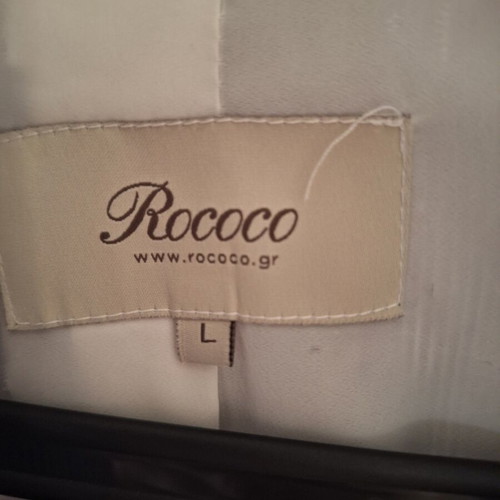 Rococo jacket like new, size S-M, white and blue