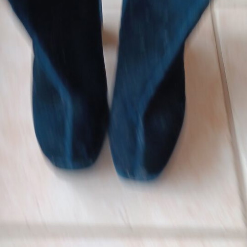 Zara blue suede ankle boots like new, size 39