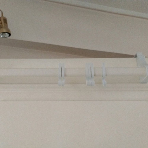 Plastic white door hanger like new
