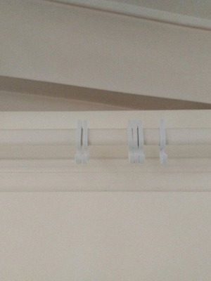 Plastic white door hanger like new