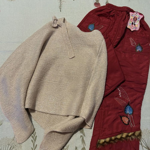 Girls' clothing and accessories lot, size 110-122 cm, 5-7 years