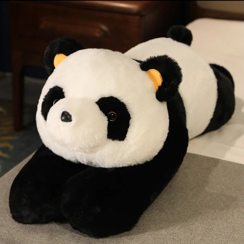 Plush Panda lying 100cm new