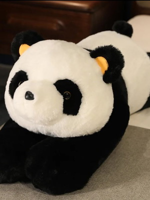 Λούτρινο Panda ξαπλωτό 100cm καινούργιο