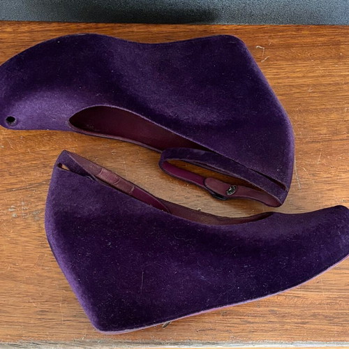 Melissa pumps used size 40 purple with 9 cm heel