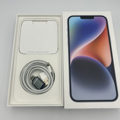 Apple iPhone 14 Plus 128GB Blue like new, full box