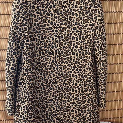 Stradivarius women's long coat like new, multicolor, size M
