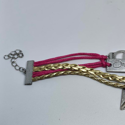 One Direction collectible bracelet like new with metal details