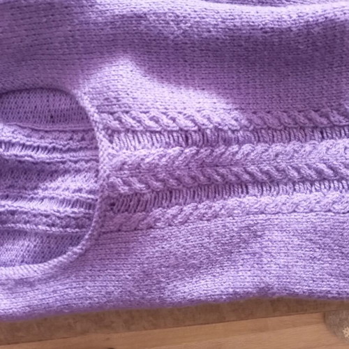 Handmade dress used, purple
