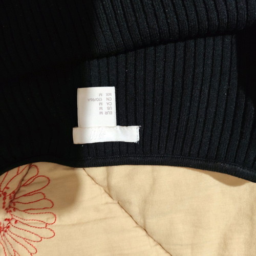 Zara knitted women's top A-line like new, black, size M