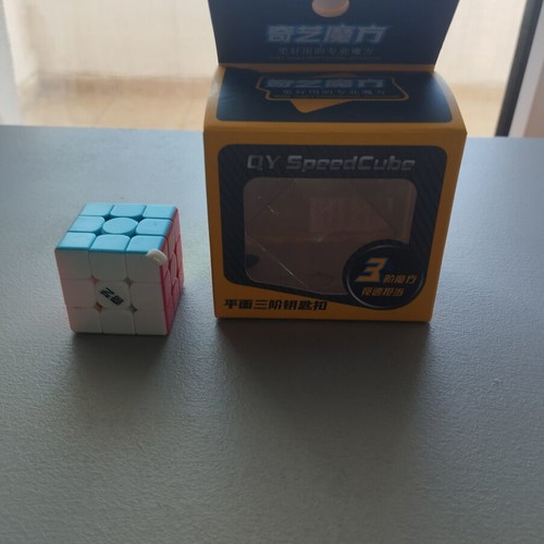 3x3 keychain cube, works as regular cube
