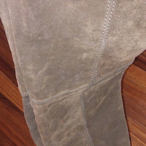 Zara leather over the knee boots size 40 like new brown