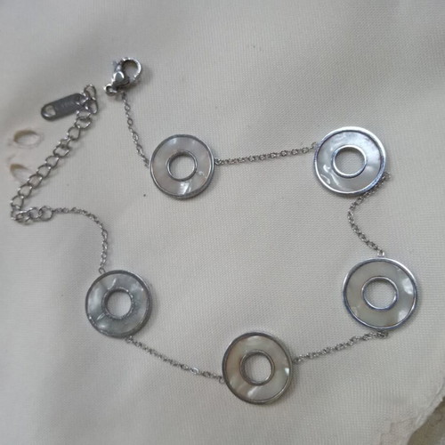 Stainless steel bracelet with extension