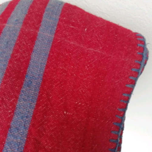 Woolen Loom-Woven Textile like new, 140x188 cm