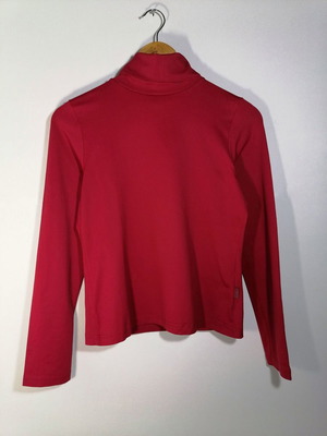 Sarah long-sleeve turtleneck shirt used, red, size L