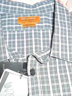 Мъжка каре риза Zara нова с етикет, размер M