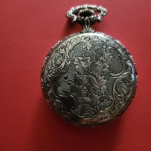 Pocket watch used, functional, men's, gray, 1950
