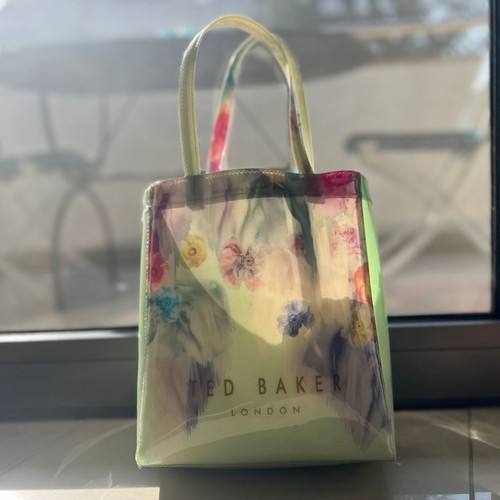 Ted Baker tote bag used, colorful small handheld