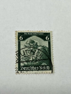 German Reich Stamp 1935 like new, allegorical Germania figure