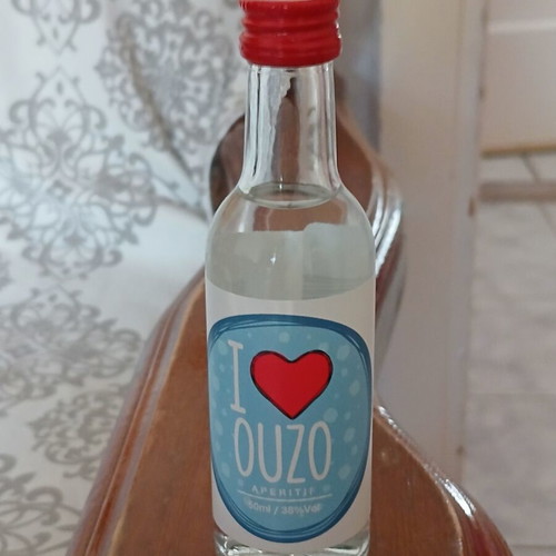 Ouzo miniature 50ml 38% volume new and unused