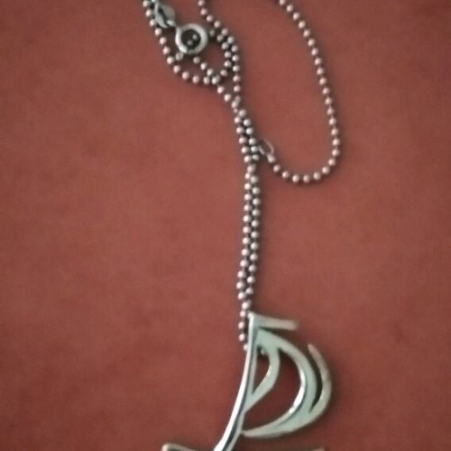 Silver pendant-brooch handmade with original design