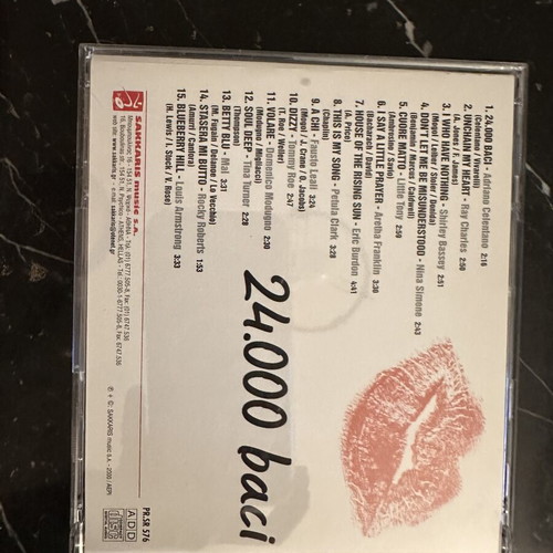 24.000 Baci CD like new with classic international hits