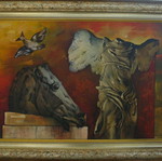 Painting by E. Hamperi like new