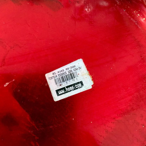 Serving platters large red used, set of 2, 30 cm