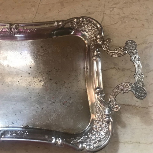 Vintage Twin bird serving tray made in Japan used, 1985