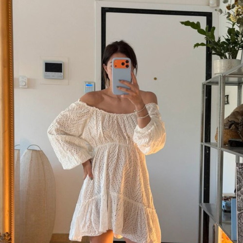 Tunic dress like new, guipure, versatile wear