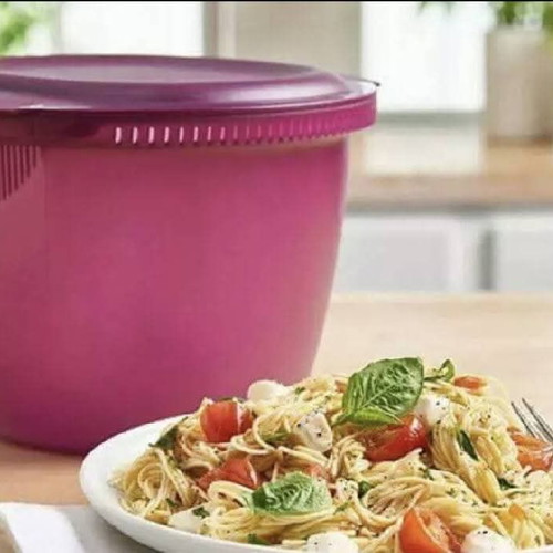 Tupperware round pasta micro 3 liters new